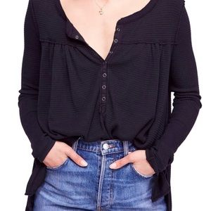 Free People Kai Thermal Henley